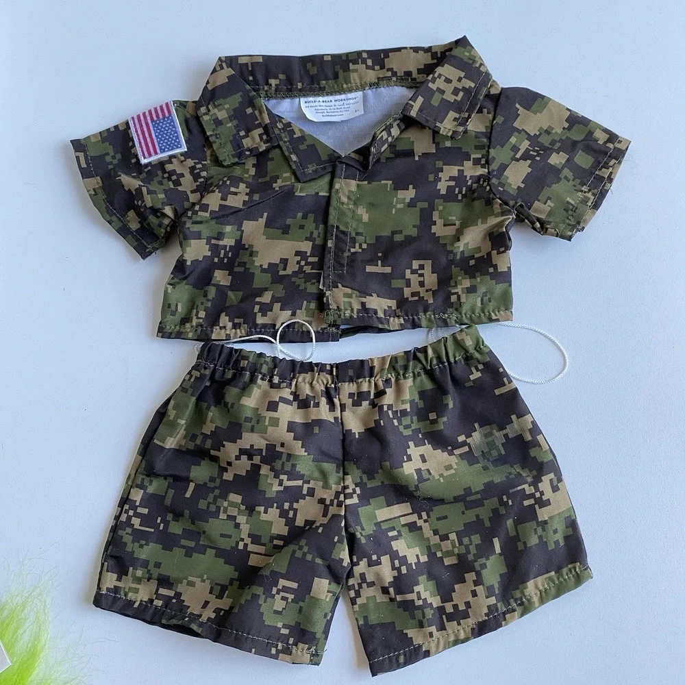 Build a Bear Boys‎ Girls Clothing Lot Sports Army Sunglasses Fairy Dress Bag